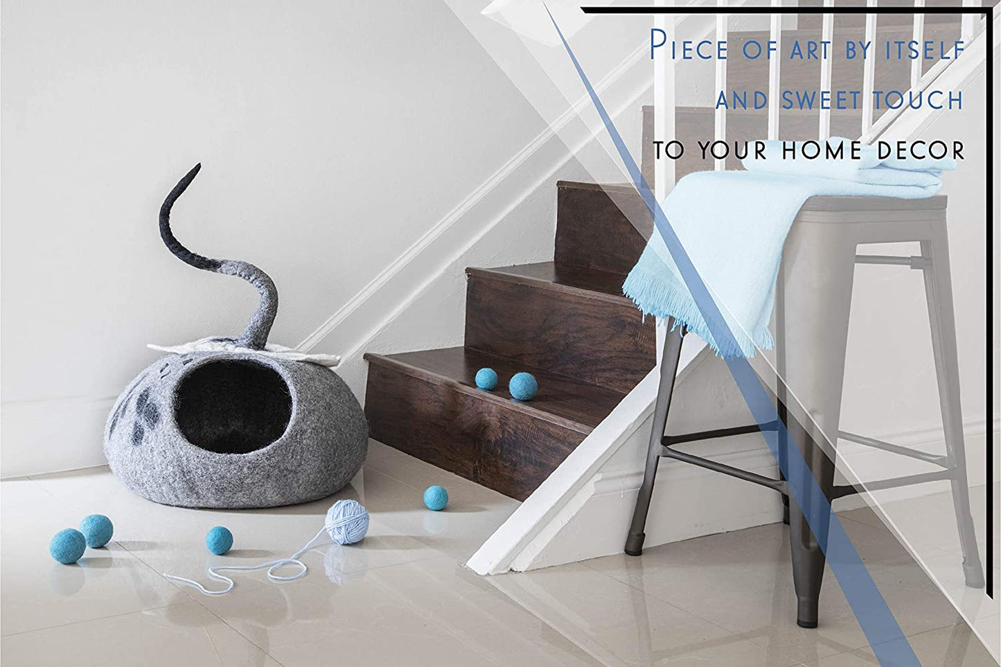 cat bed cave suitable for home decor