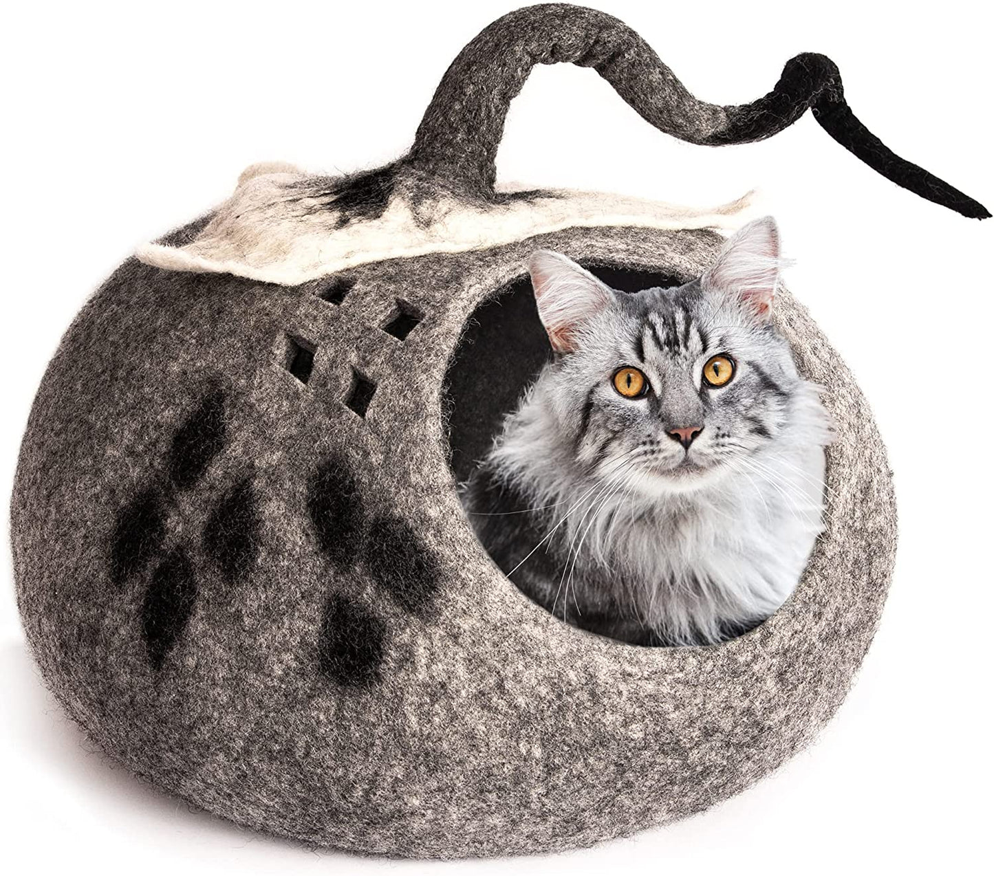 Eco cat bed for large cat - color grey