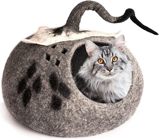 Eco cat bed for large cat - color grey